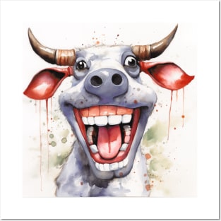 Funny cow Posters and Art